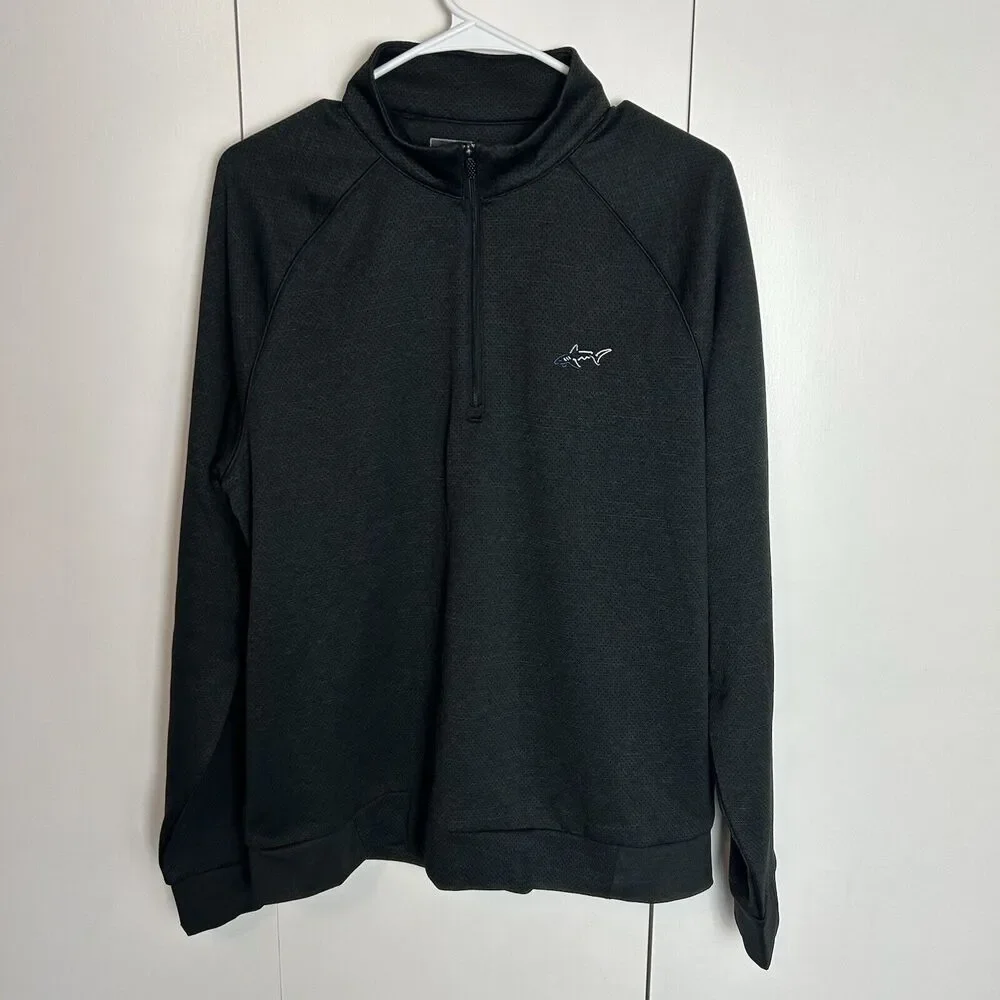 Greg Norman Sweater Adult Sz Medium Black Casual Pullover Sweatshirt Men’s